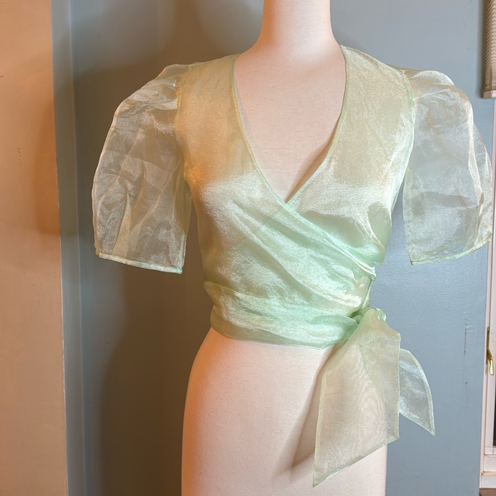 Little Moon Organza Wrap Top - XS